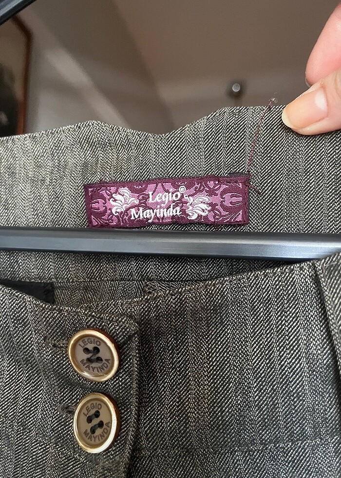 Antrasit Kumaş Pantolon - Görsel 2