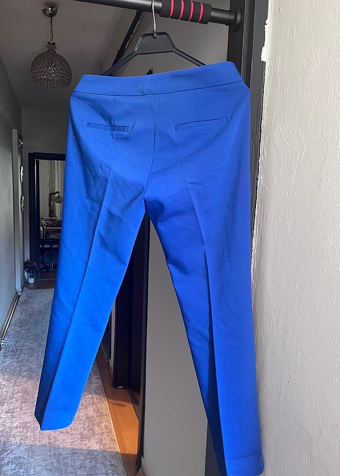 Mavi Kumaş Pantolon - Görsel 4