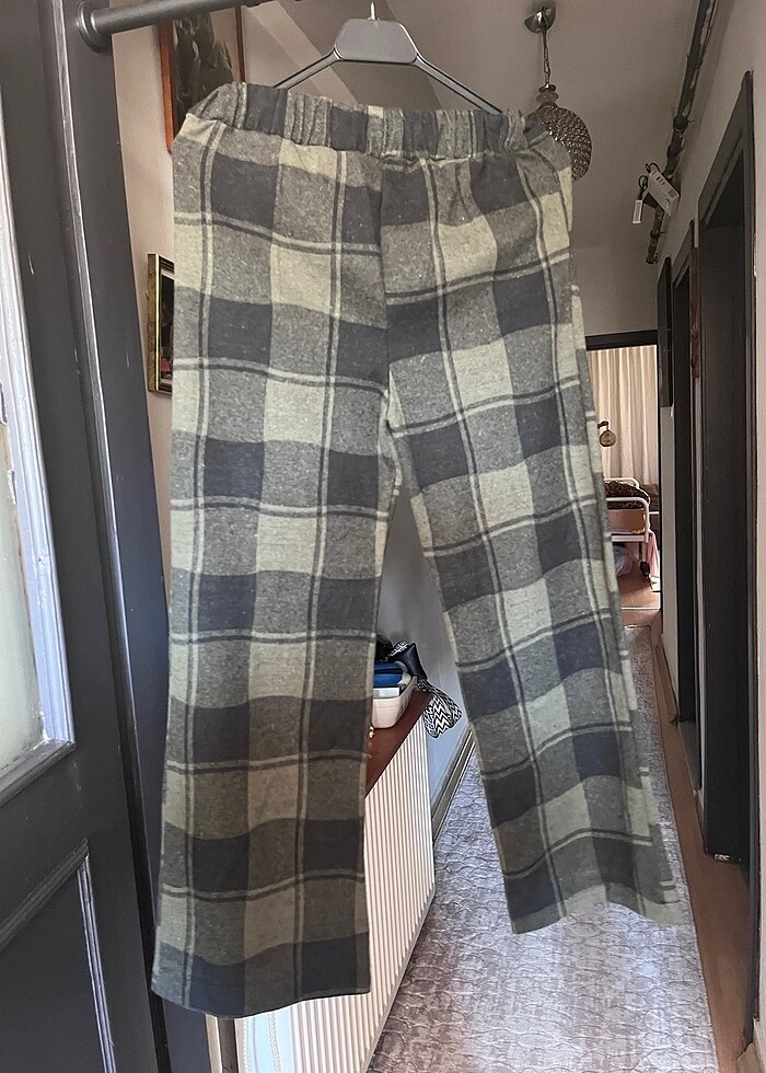 Yeşil Ekoseli Pantolon - Görsel 4