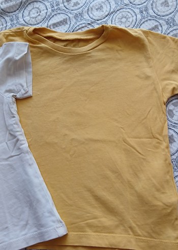 Sarı ve Gri Baskılı Erkek Çocuk Tişörtleri - Görsel 4