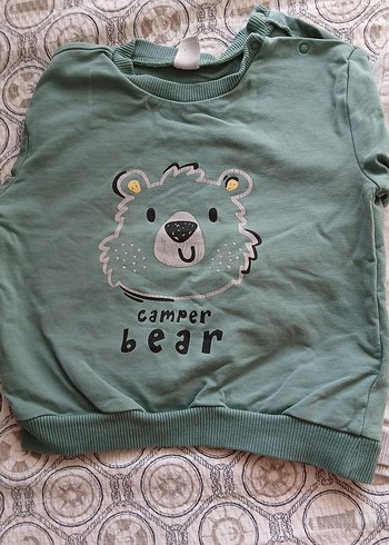 Gri Baskılı Erkek Sweatshirt - Görsel 2