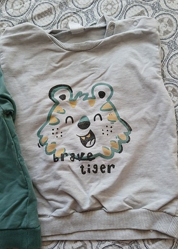 Gri Baskılı Erkek Sweatshirt - Görsel 3