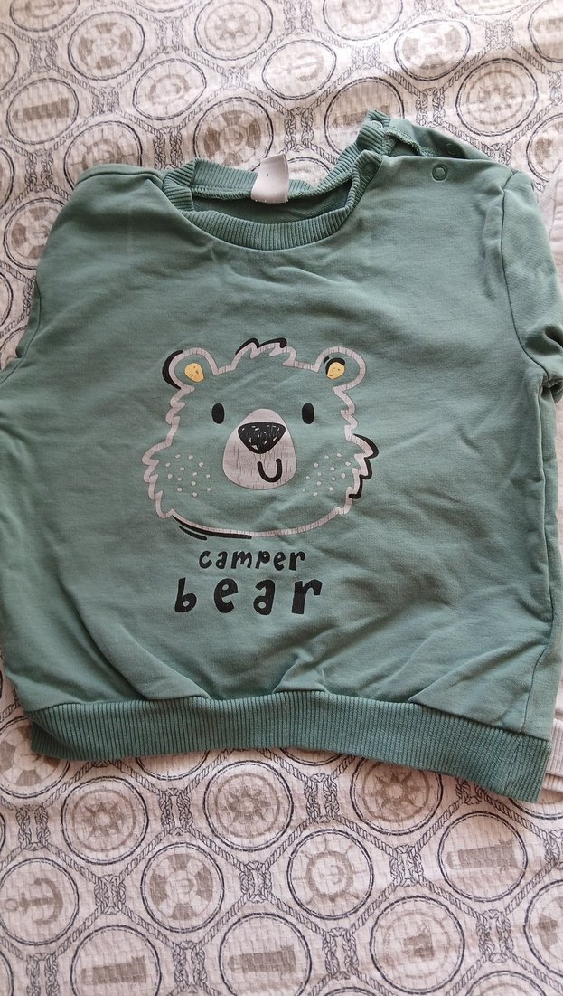 Gri Baskılı Erkek Sweatshirt - Görsel 2