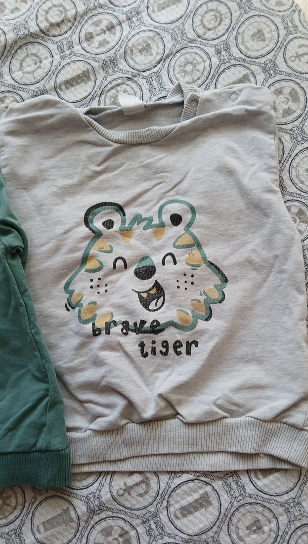 Gri Baskılı Erkek Sweatshirt - Görsel 3