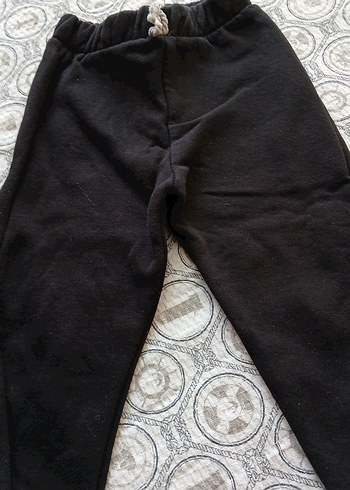 Siyah Erkek Çocuk Polar Eşofman Altı - Görsel 3