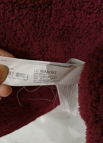 Bordo parka mont - Görsel 5