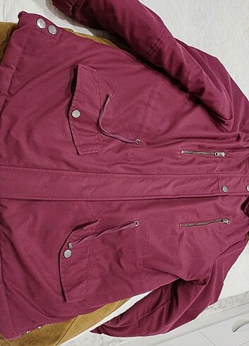 Bordo parka mont - Görsel 8