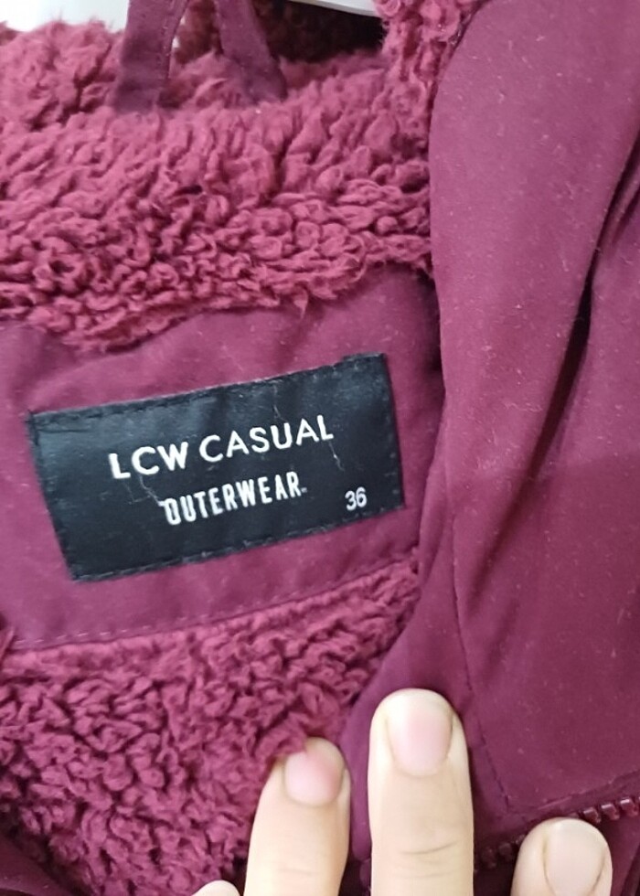 Bordo parka mont - Görsel 4