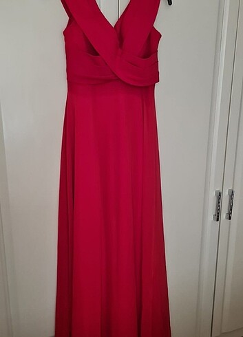 Kırmızı L/XL Abiye Elbise