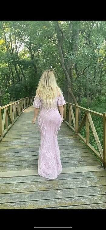 Diğer Toz pembe Abiye elbise