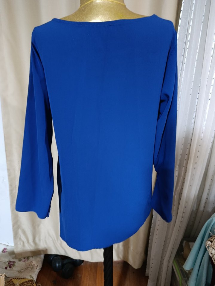 Mavi Uzun Kollu Tunik - Görsel 2