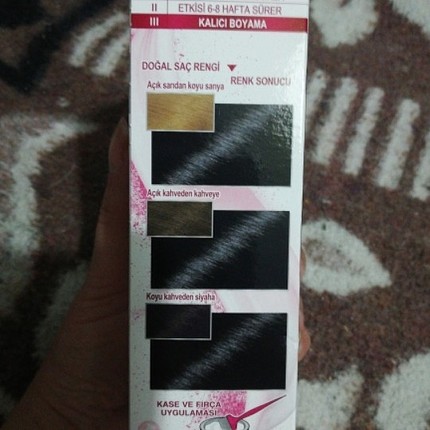xl Beden siyah Renk saç boyası 