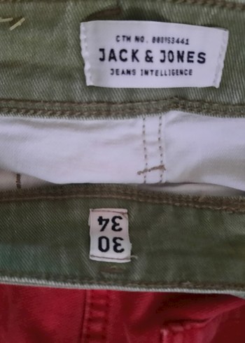 30 Beden haki Renk Jack&Jones marka Regular Fit Denim Erkek Pantolon