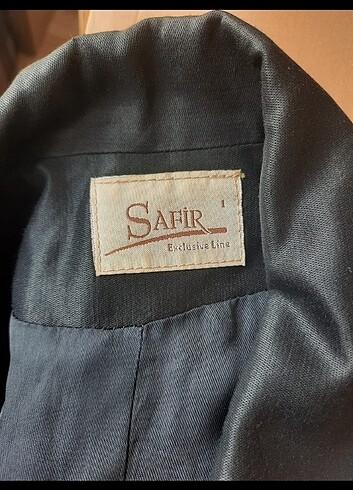  atlas kumaş siyah blazer/ceket - Görsel 6