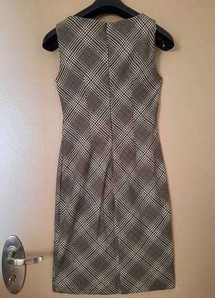 ekoseli spor bayan elbise - Görsel 2