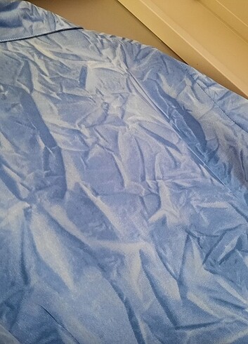 vintage İpek/Krep Abiye Gömlek - Görsel 4