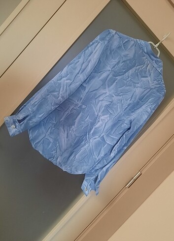 vintage İpek/Krep Abiye Gömlek - Görsel 3