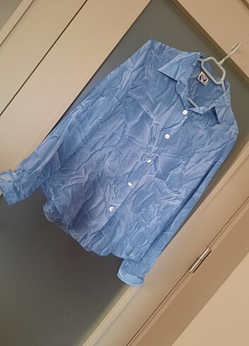 vintage İpek/Krep Abiye Gömlek - Görsel 2