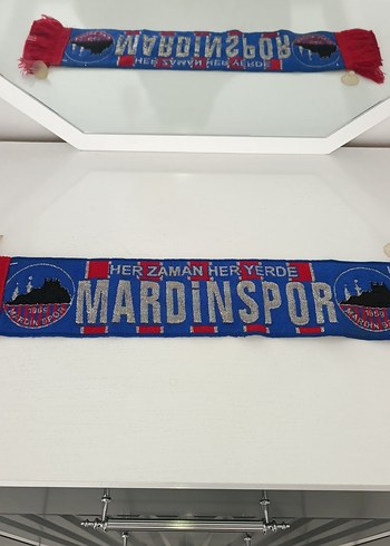 Mavi Mardınspor Baskılı Erkek Atkı - Görsel 2