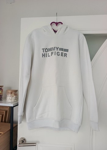 Tommy Hilfiger Gri Baskılı Erkek Sweatshirt - Görsel 2