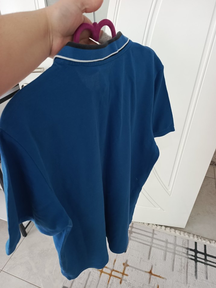 Erkek Lacivert Polo Yaka Tişört - Görsel 5