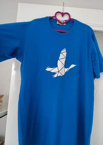 Mavi Baskılı  Tişört - Görsel 3