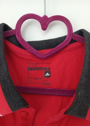 Erkek Kırmızı Polo Yaka Kısa Kollu Tişört - Görsel 3