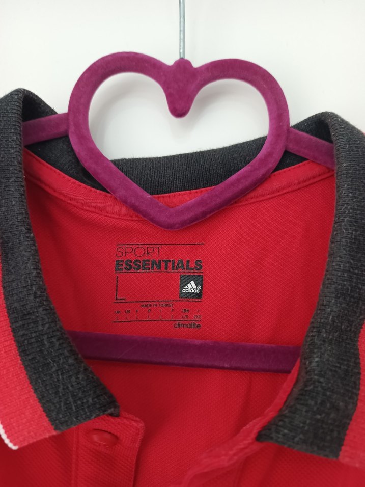 Erkek Kırmızı Polo Yaka Kısa Kollu Tişört - Görsel 3