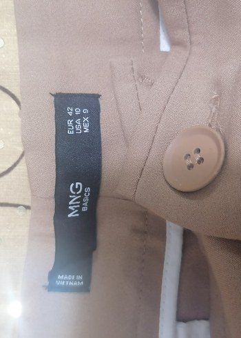 Bej Kadın Kumaş Pantolon - Görsel 2