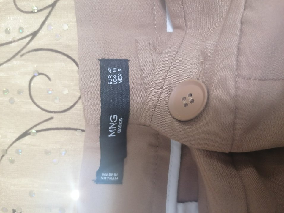 Bej Kadın Kumaş Pantolon - Görsel 2