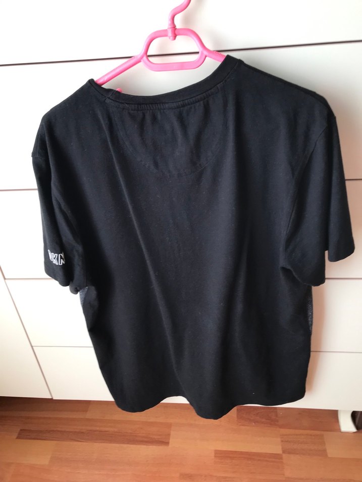 Gri Siyah Pamuklu Erkek Tişört - Görsel 3