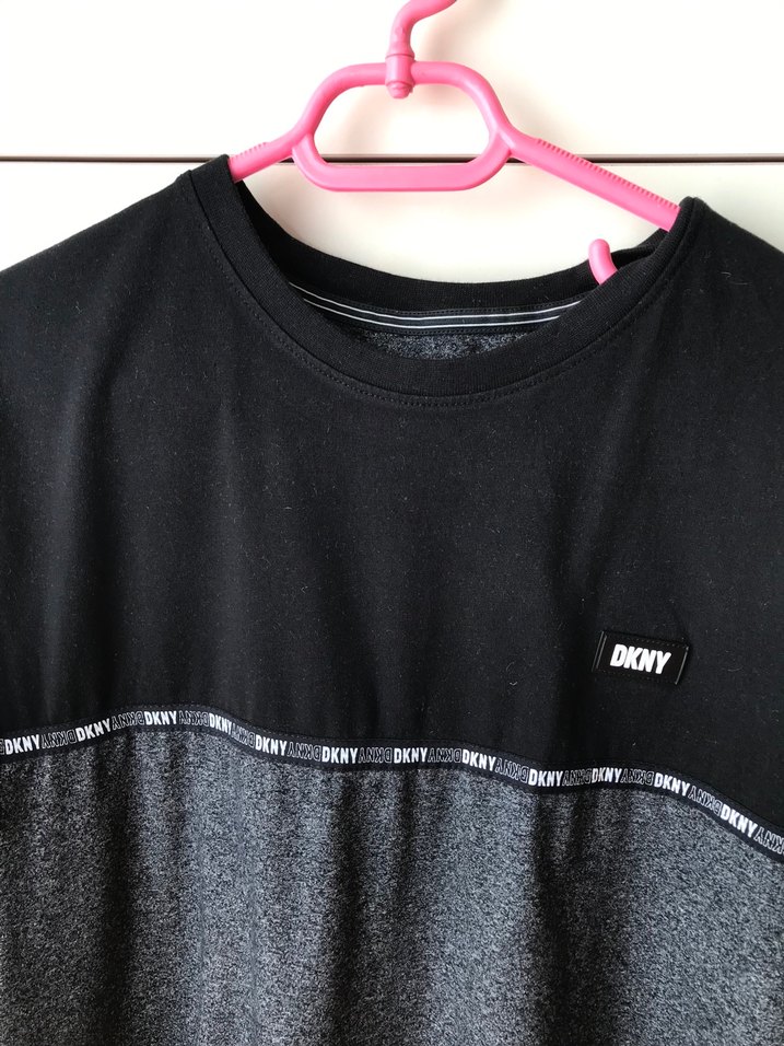 Gri Siyah Pamuklu Erkek Tişört - Görsel 2