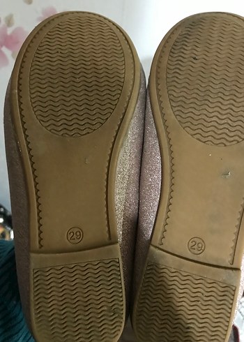 Kız Çocuk Bej Tokalı Babet Ayakkabı - Görsel 3