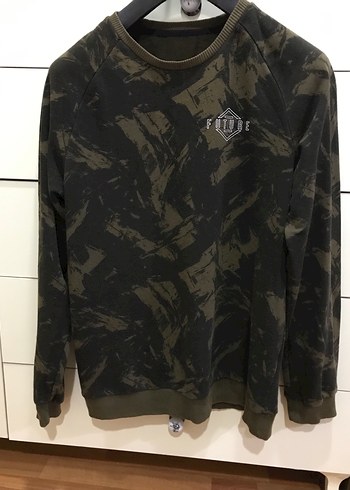 Erkek Sweatshirt kamuflaj desenli - Görsel 2