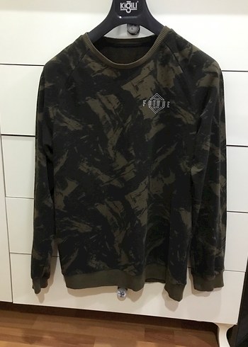 Erkek Sweatshirt kamuflaj desenli - Görsel 3