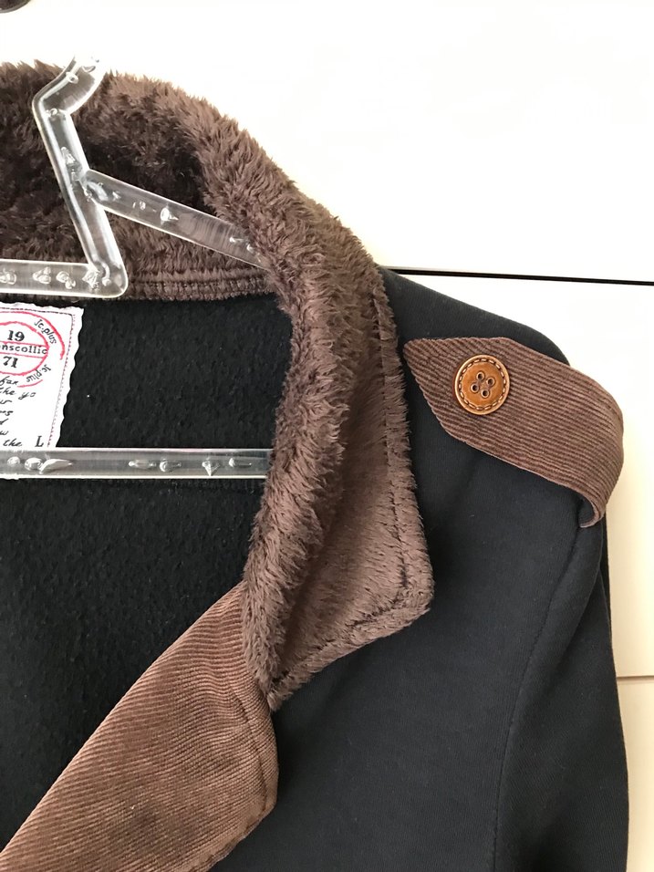 Düğmeli Kahverengi çeket - Görsel 3