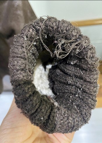 Kahverengi Kürklü Deri Kadın Mont Mango - Görsel 7