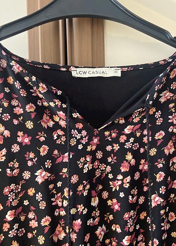 Çiçek Desenli Uzun Bohem Elbise tunik tesettür giyim kapalı - Görsel 6