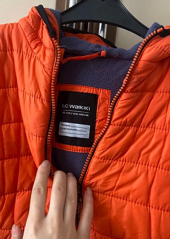 Turuncu Fermuarlı Erkek Çocuk Mont - Görsel 2