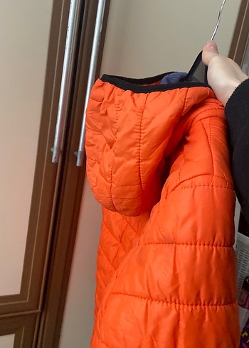 Turuncu Fermuarlı Erkek Çocuk Mont - Görsel 4