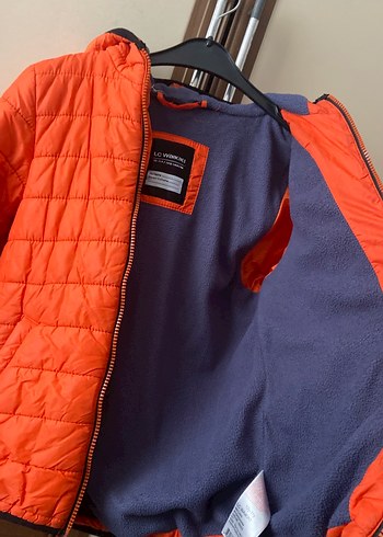 Turuncu Fermuarlı Erkek Çocuk Mont - Görsel 7