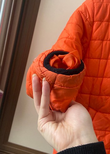 Turuncu Fermuarlı Erkek Çocuk Mont - Görsel 9