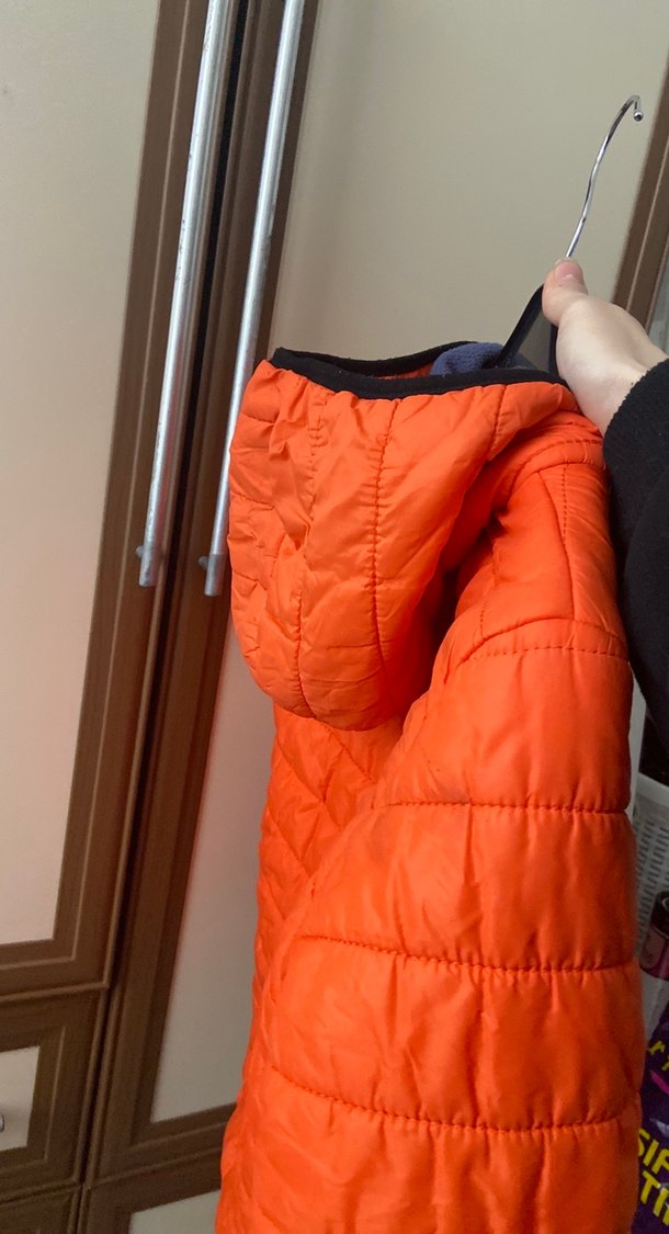 Turuncu Fermuarlı Erkek Çocuk Mont - Görsel 4