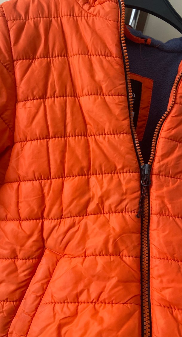 Turuncu Fermuarlı Erkek Çocuk Mont - Görsel 3