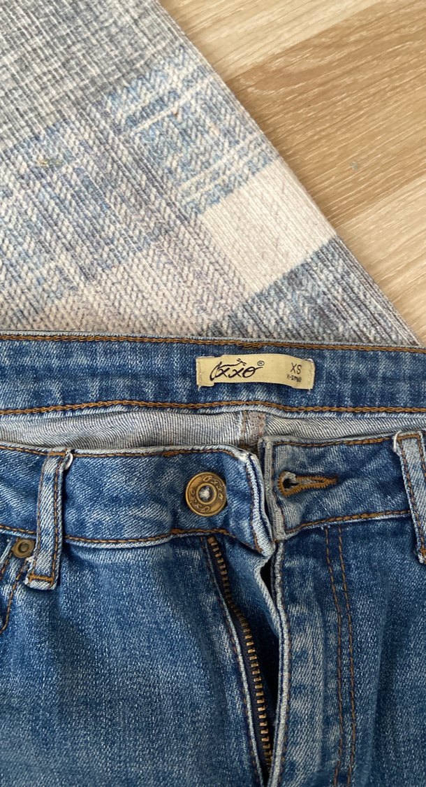 mom jean bootcut Midi Boy Kadın Kot Pantolon - Görsel 2