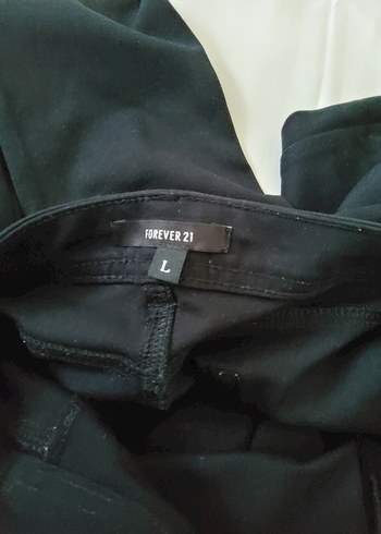 FOREVER 21 SİYAH PANTOLON YENİ L BEDEN - Görsel 7