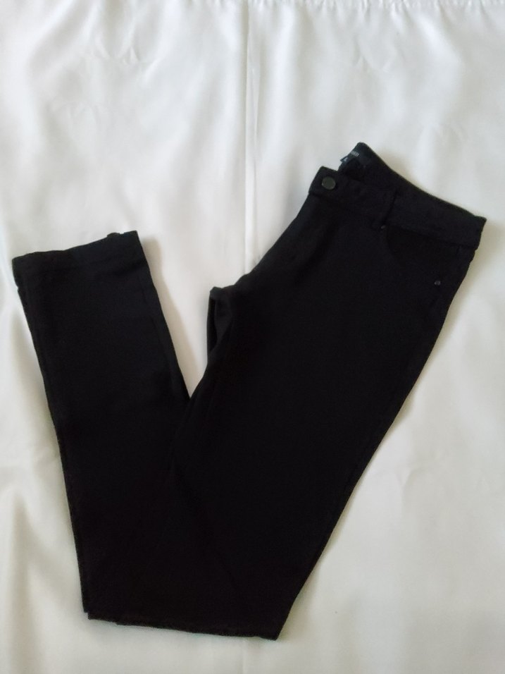 FOREVER 21 SİYAH PANTOLON YENİ L BEDEN - Görsel 2