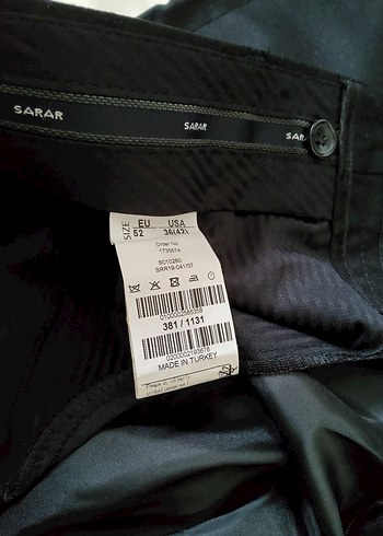 SARAR İtalyan %100 Yün Super 120s YENİ 52 Beden - Görsel 8