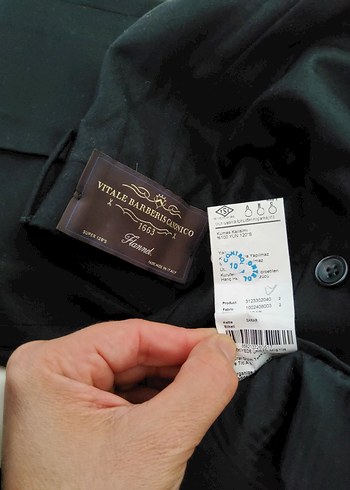 SARAR İtalyan %100 Yün Super 120s YENİ 52 Beden - Görsel 10