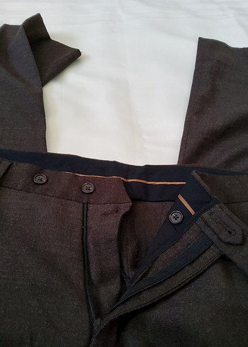 Voga italyan Kumaş Yün Pantolon Yeni 52 Beden - Görsel 8